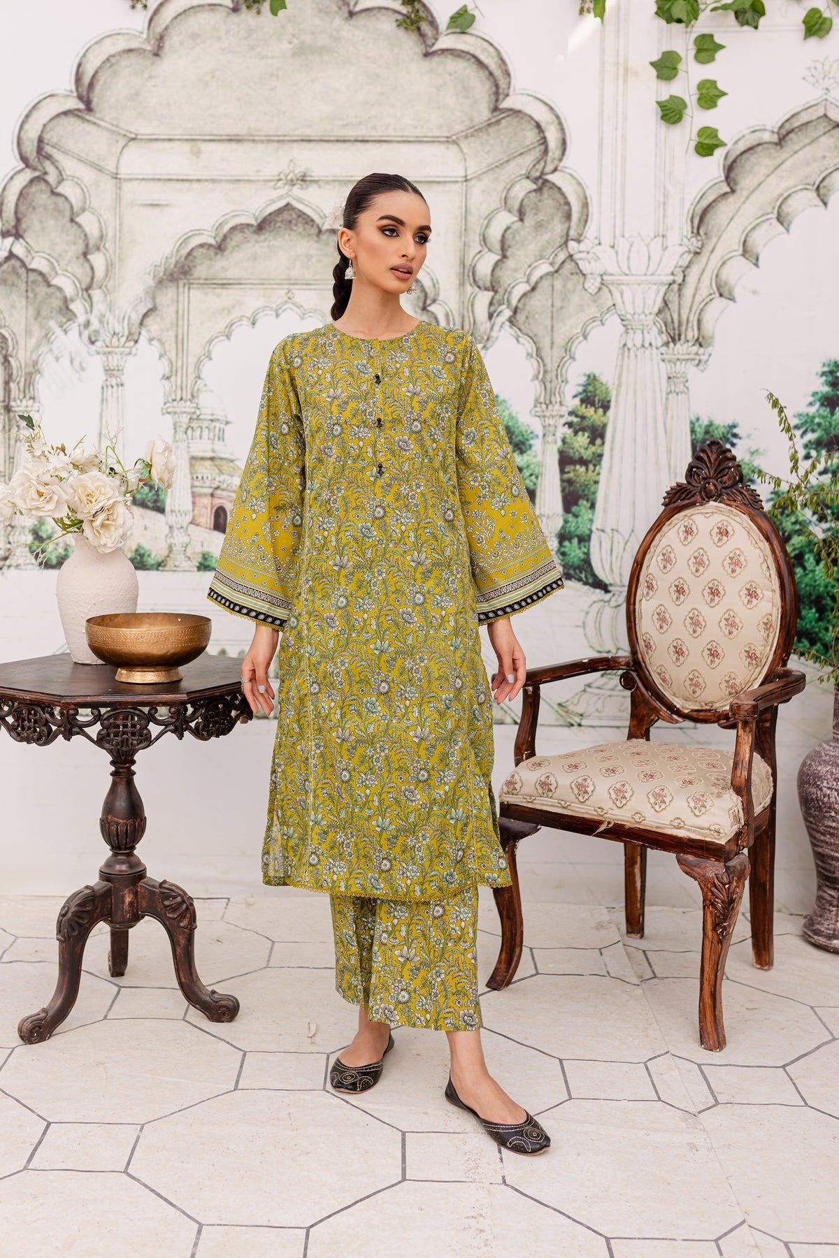 Batik 2Pc Printed Lawn Suit (Veenah-2Pc)