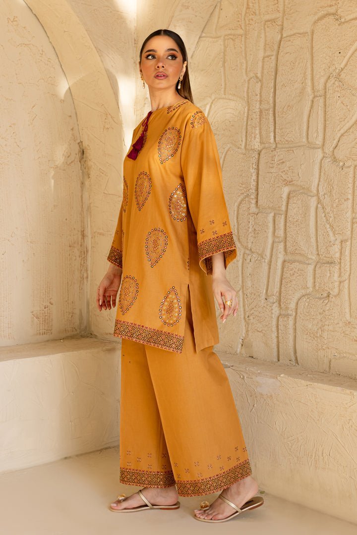 Batik 2Pc Embroidered Khaddar Dress Zinnia