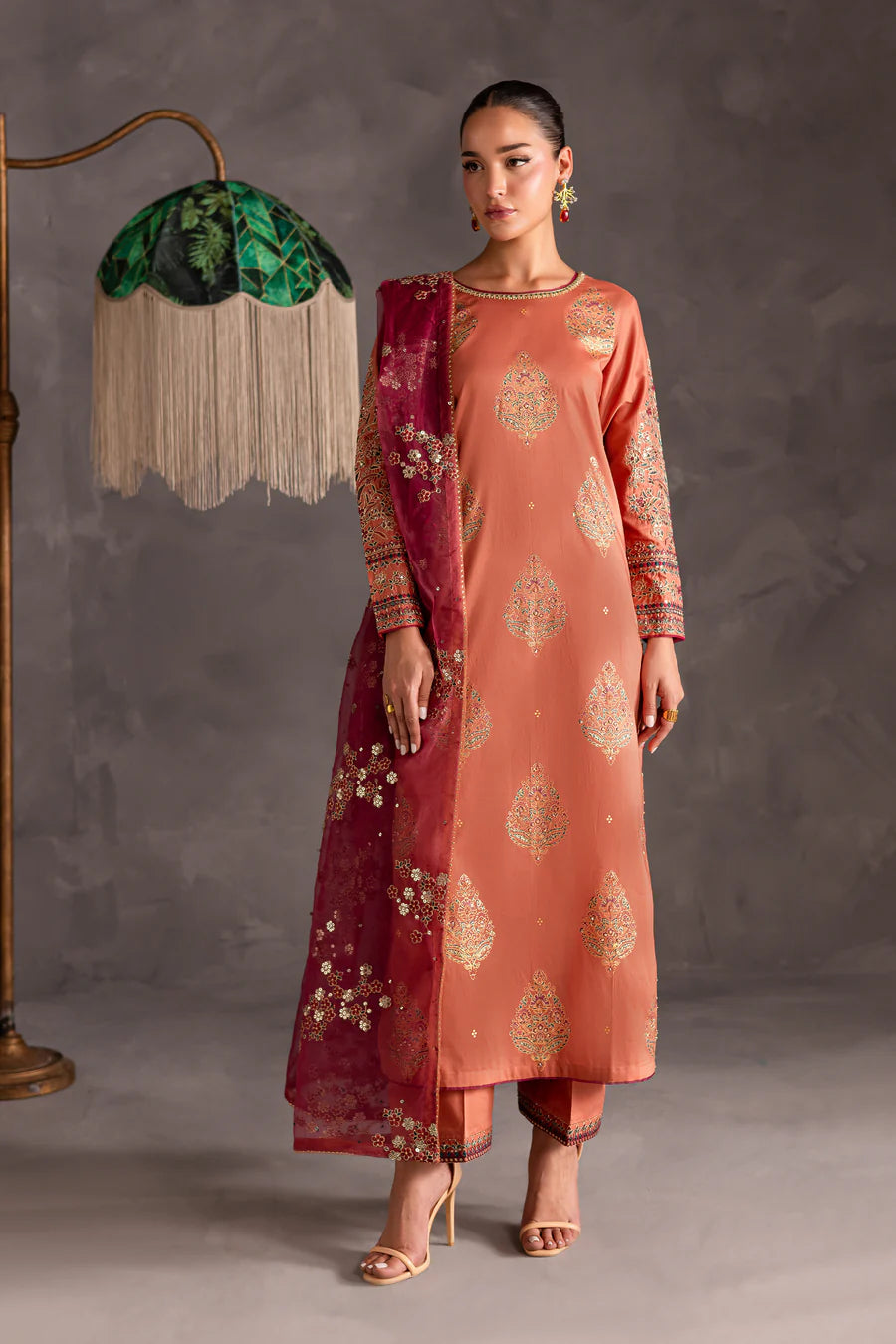 Batik 3Pc Embroidered Cotton Suit Ayra XL gulbuy.com