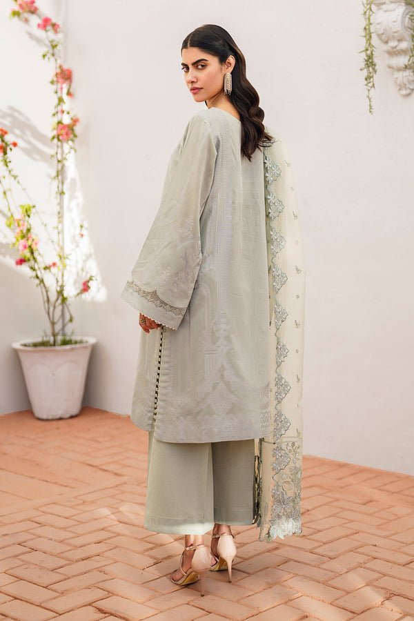 BAROQUE 3PC EMBROIDERED JACQUARD LAW SUIT (BQU-UF-D635)