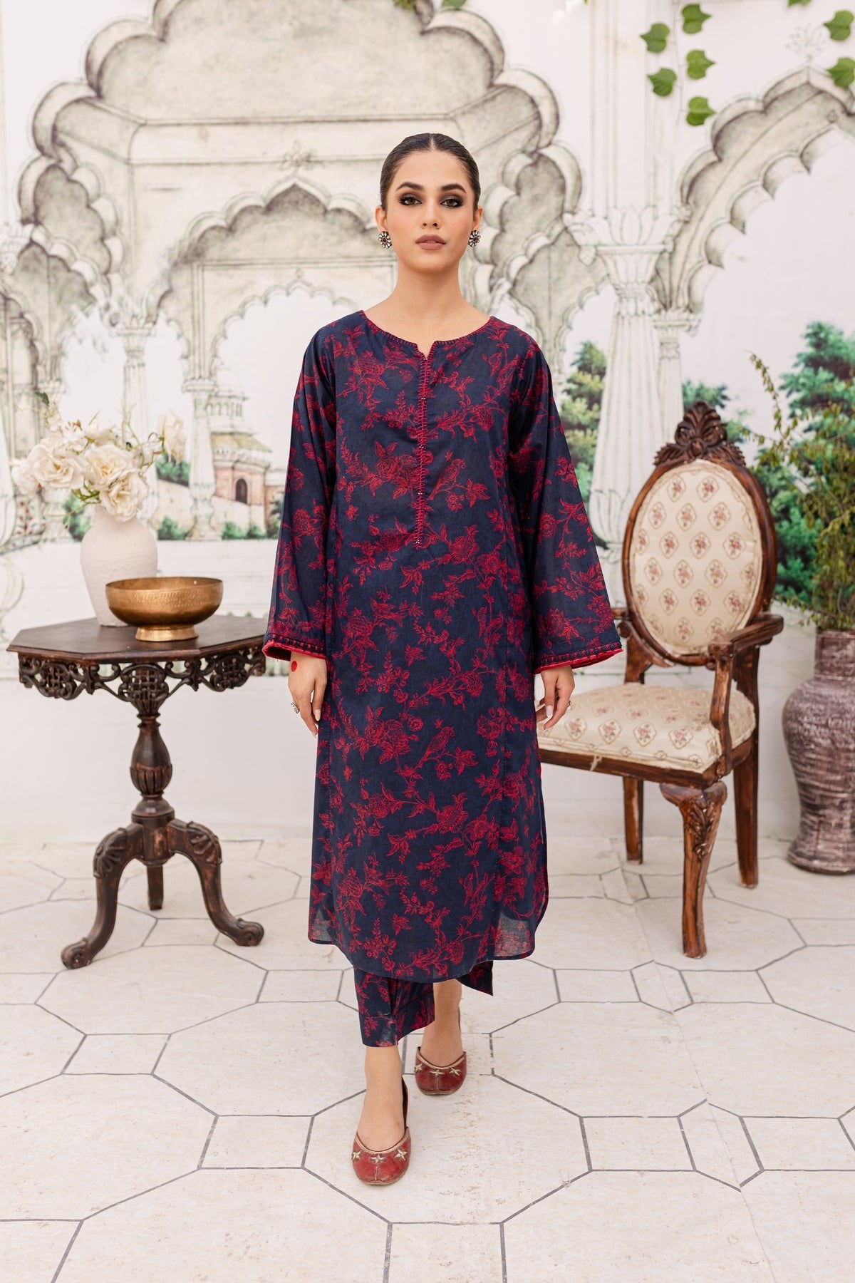 Batik 2Pc Printed Lawn Suit (Fuber-2Pc)