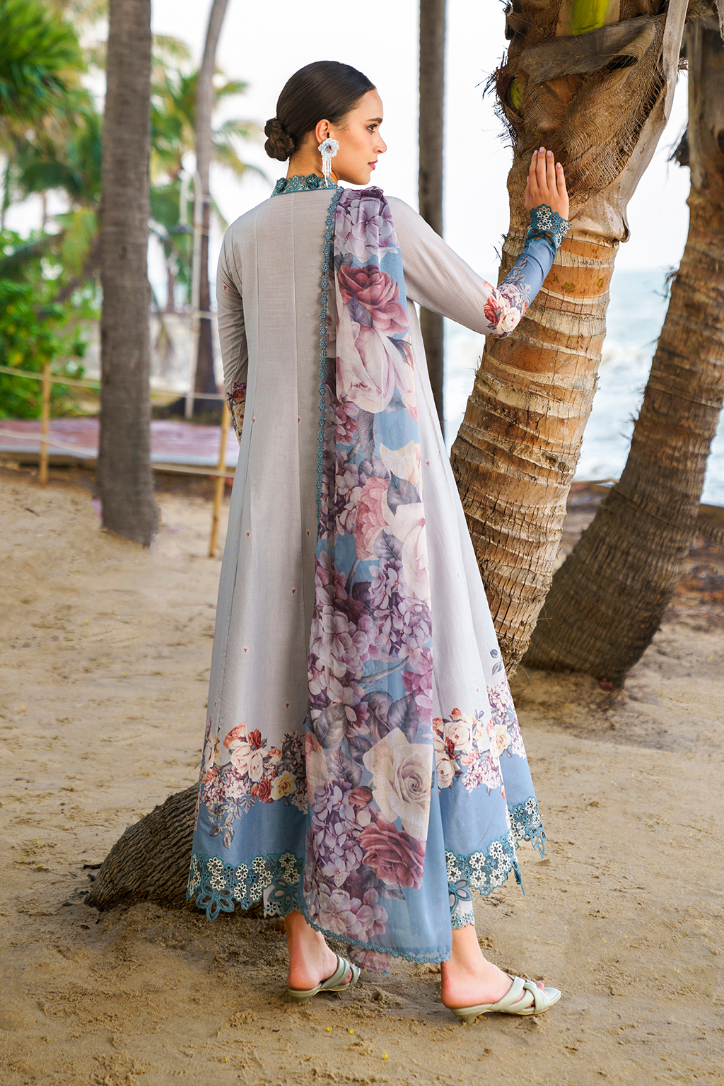 3 PIECE IZNIK PRINTED LAWN SUIT (UE-216)