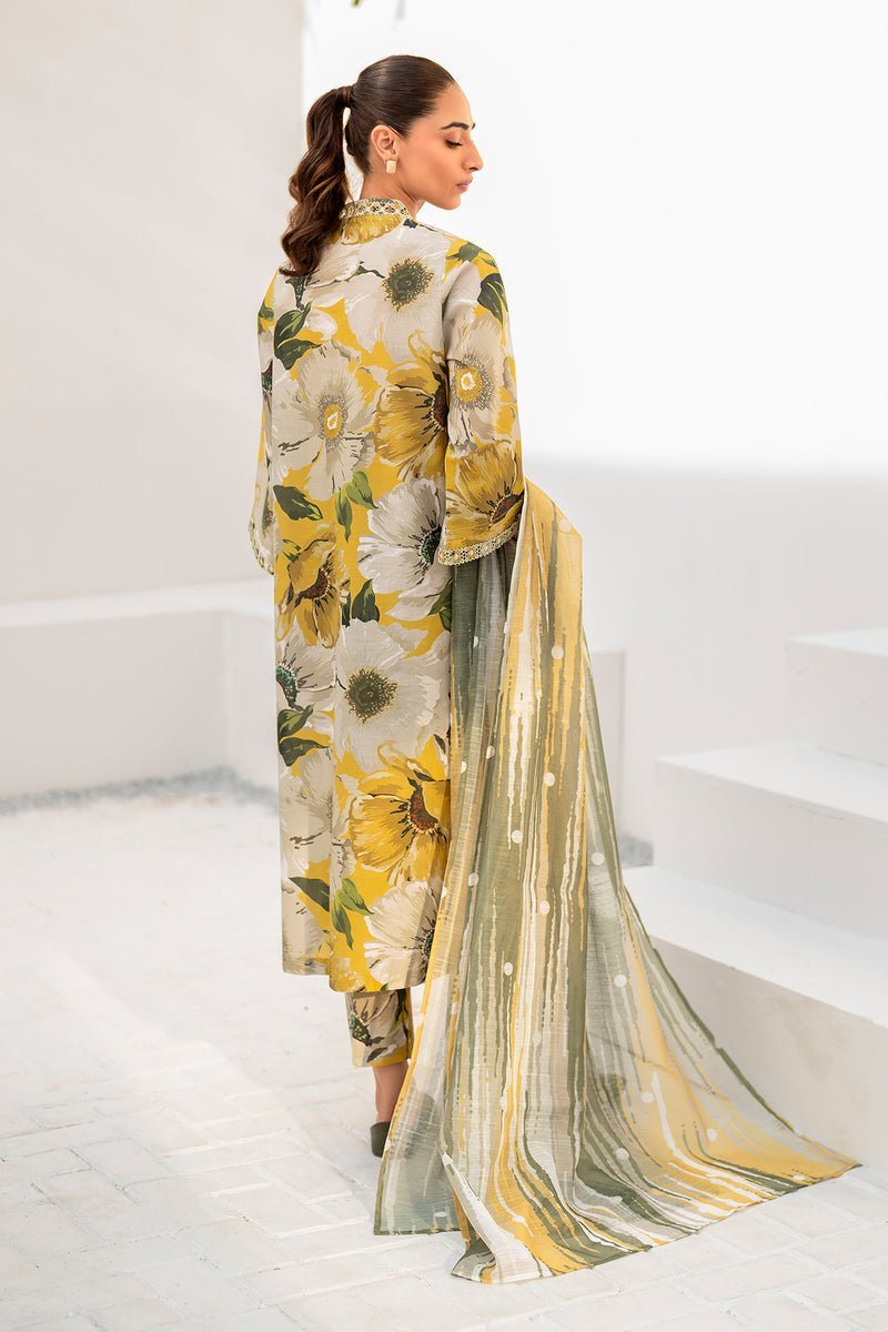 BAROQUE 3PC EMBROIDERED PRINTED LAWN SUIT (BQU-UF-D669)