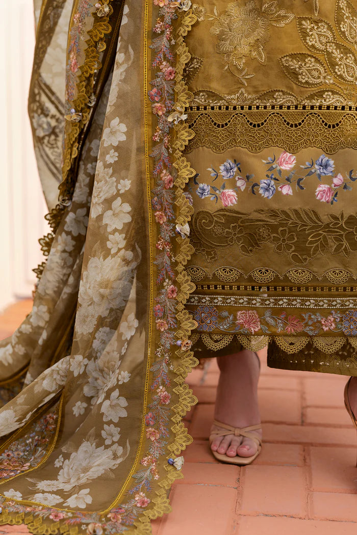 Baroque 3Pc Embroidered Lawn Suit EL-D03 gulbuy.com