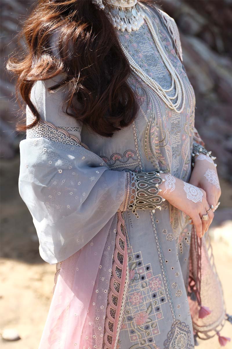 Jazmin 3Pc Embroidered Lawn Suit SL23-D3 gulbuy.com