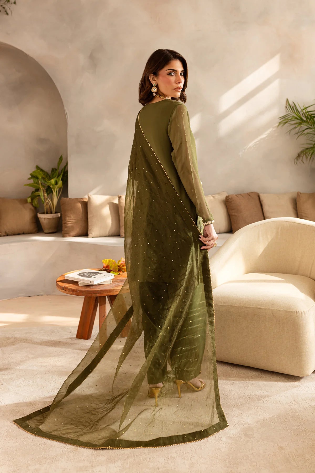 Vanya 3Pc Embroidered Chiffon Suit KY-04 gulbuy.com