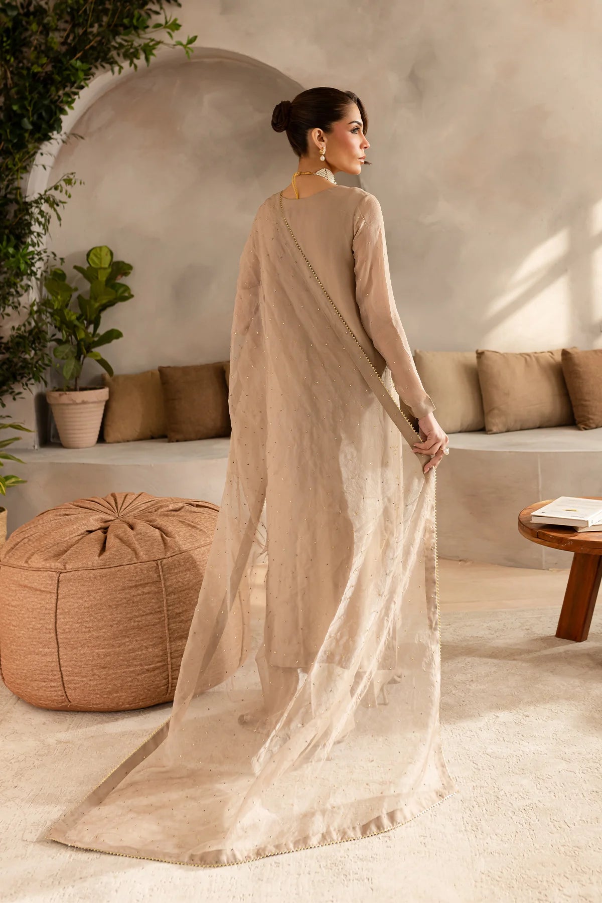 Vanya 3Pc Embroidered Chiffon Suit KY-05 gulbuy.com