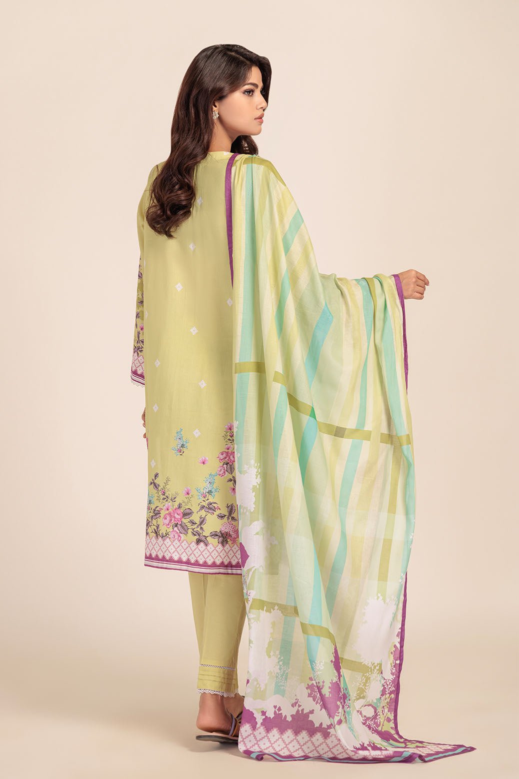 BONANZA SATRANGI 3PC PRINTED LAWN SUIT (1S24P3P267)