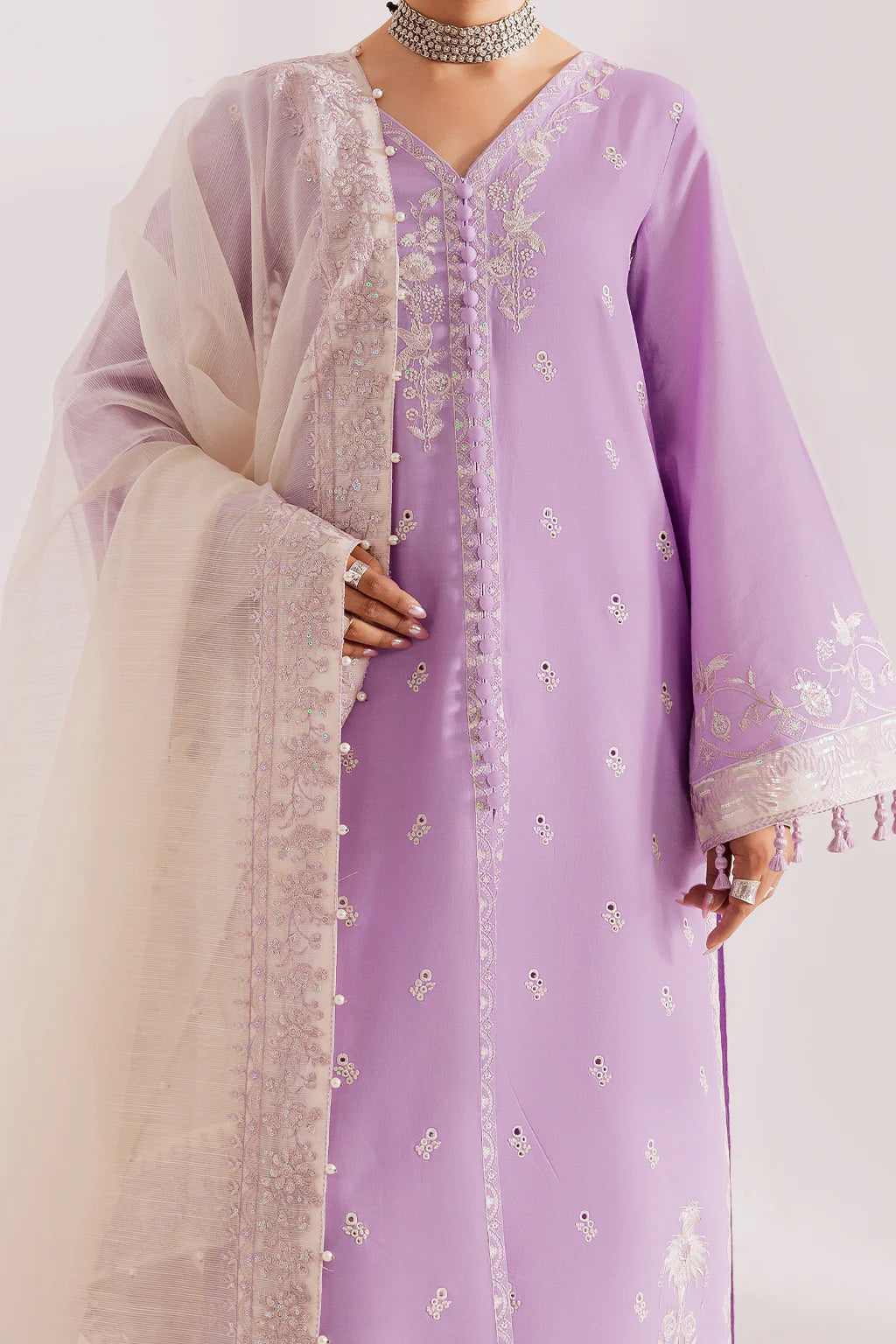 Vanya 3Pc Embroidered Cotton Suit CN-14 gulbuy.com