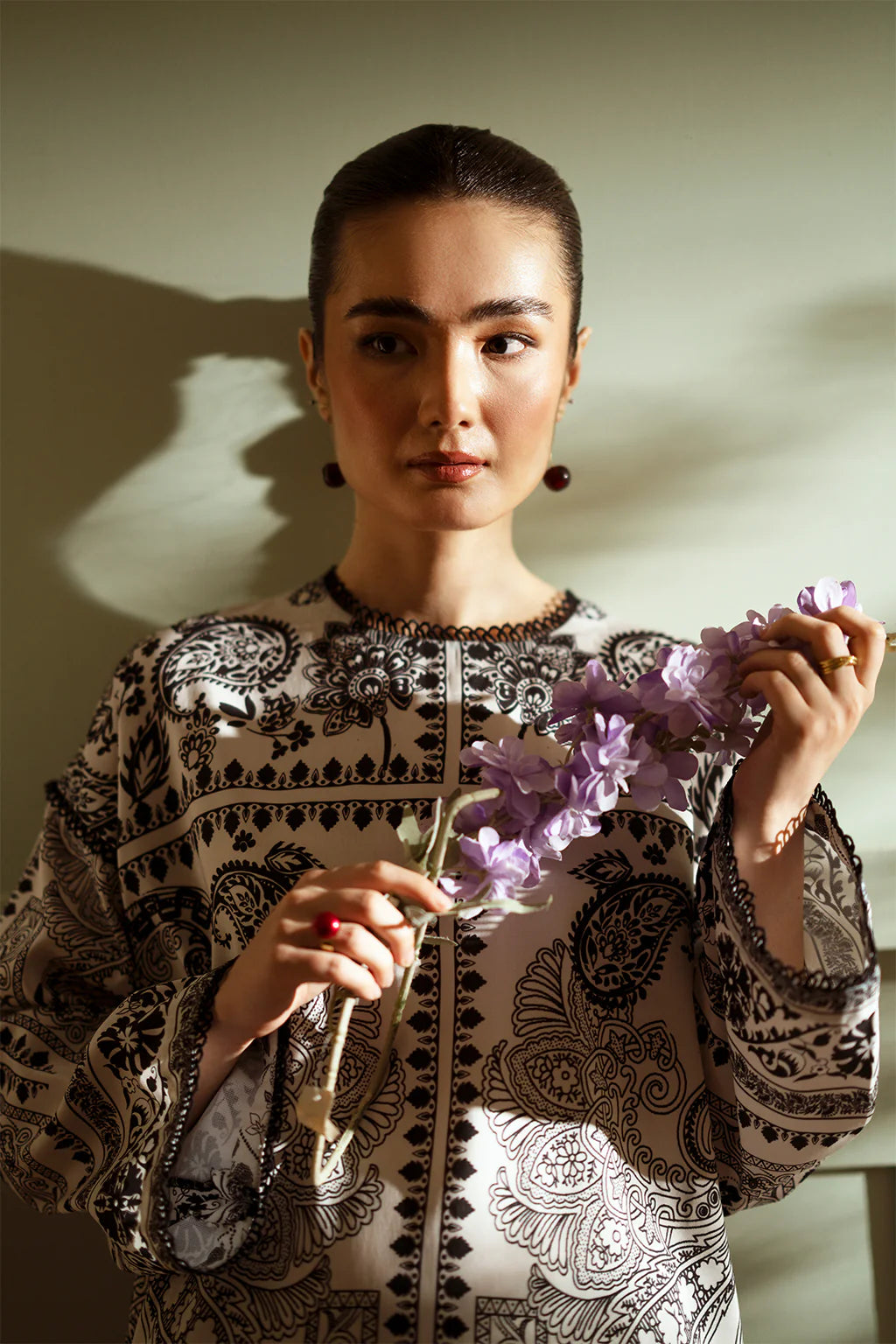Vanya 2Pc Printed Lawn silk Suit CO-94 gulbuy.com