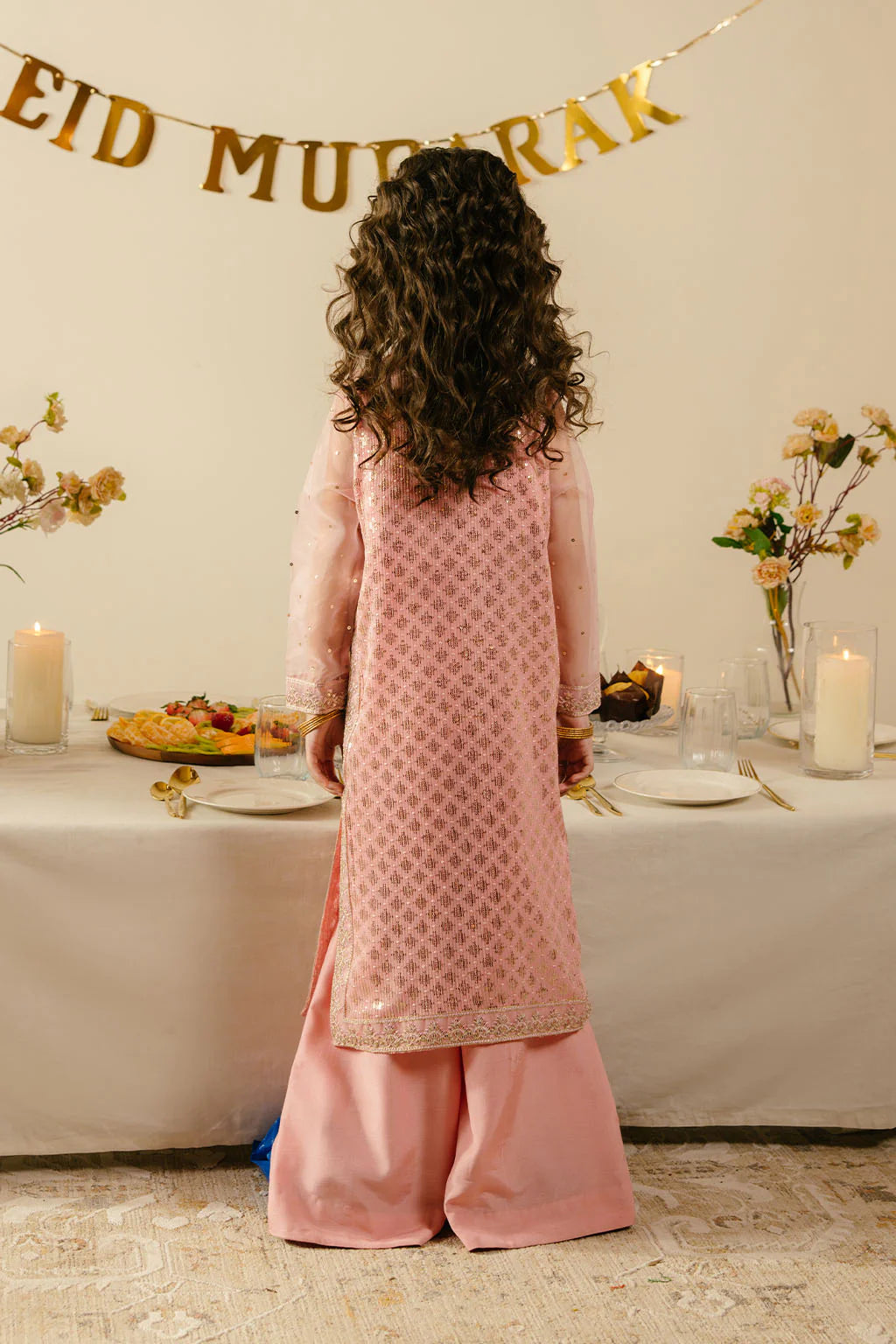 Vanya 2Pc Embroidered Raw Silk Kids Suit ME-15 gulbuy.com