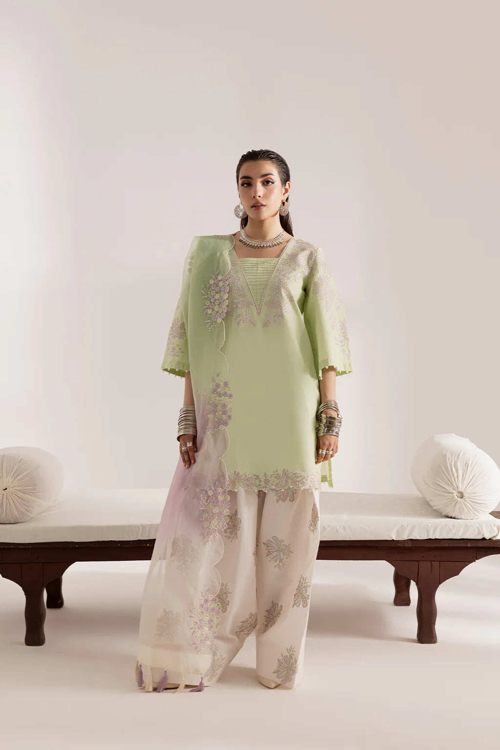 Vanya 3Pc Embroidered Cotton Suit CN-07 XL gulbuy.com