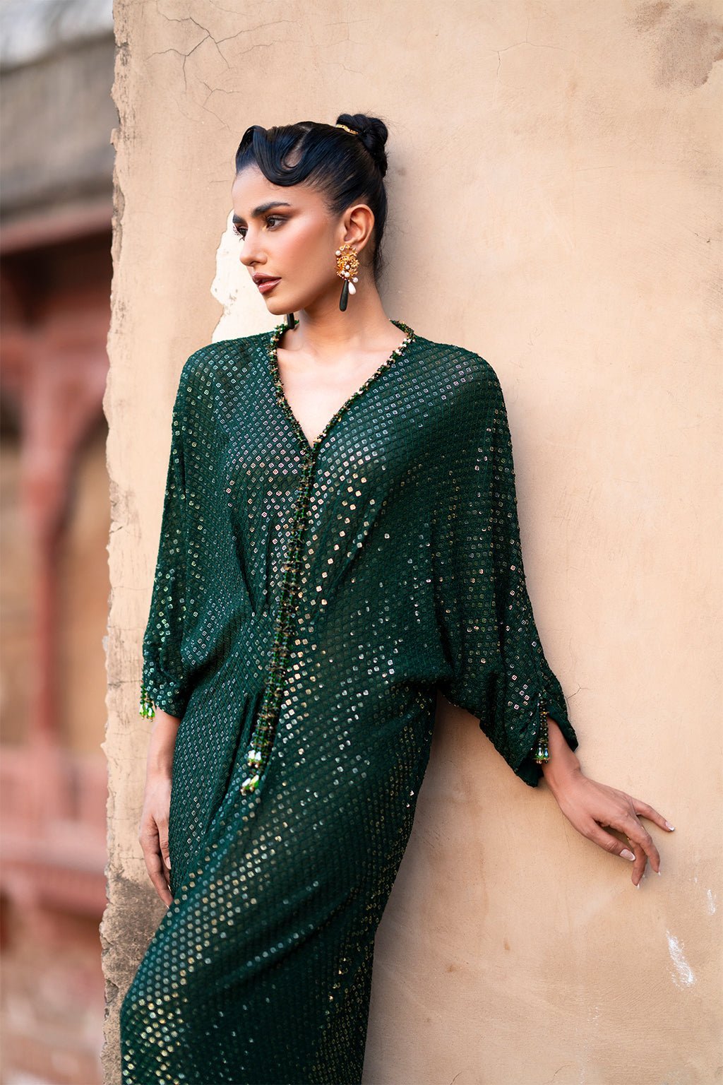 Vanya 2Pc Embroidered Chiffon and Cotton Silk Suit (FF-47) gulbuy.com