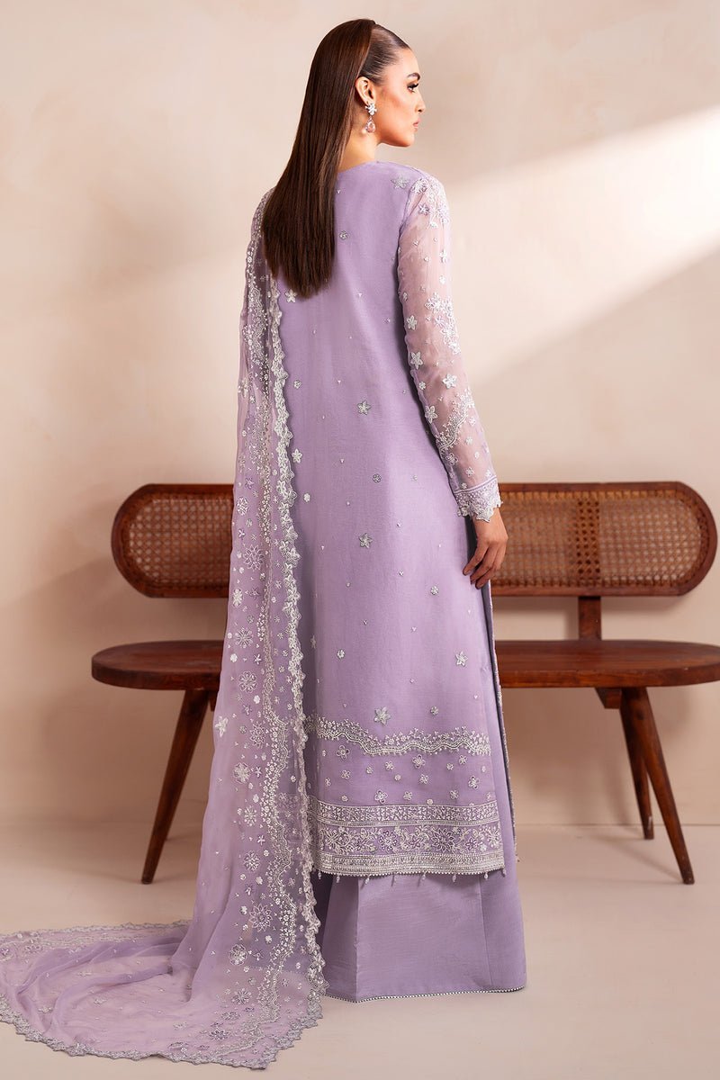 Farasha 3Pc Embroidered Chiffon Suit Whimsical gulbuy.com