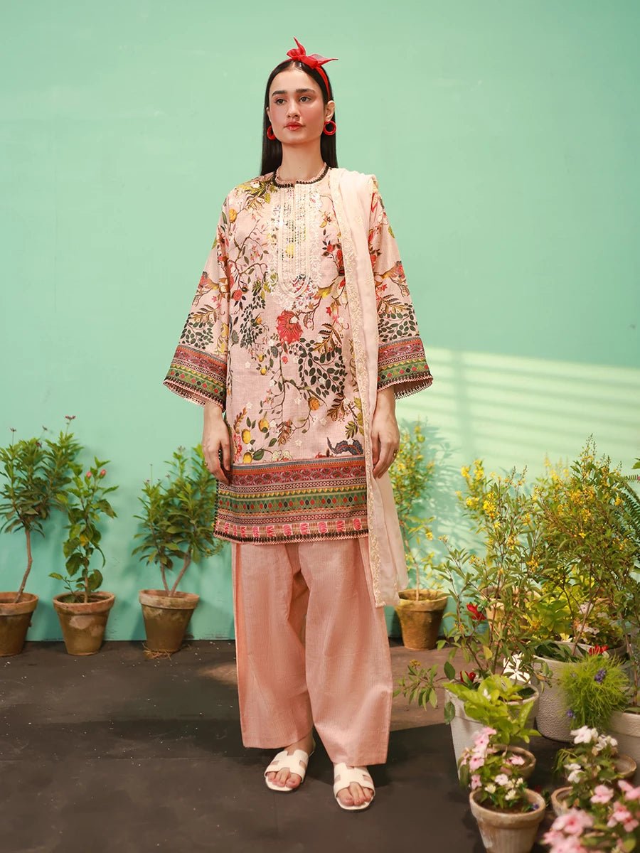 Salitex 3 Piece Embroidered Lawn Suit (SUNS24AIZ016UT)