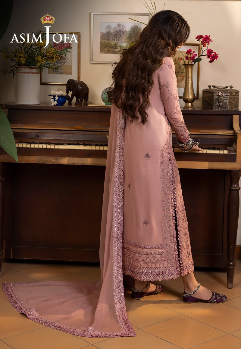 ASIM JOFA 3 PIECE EMBROIDERED ORGANZA SUIT (AJSW-01) gulbuy.com