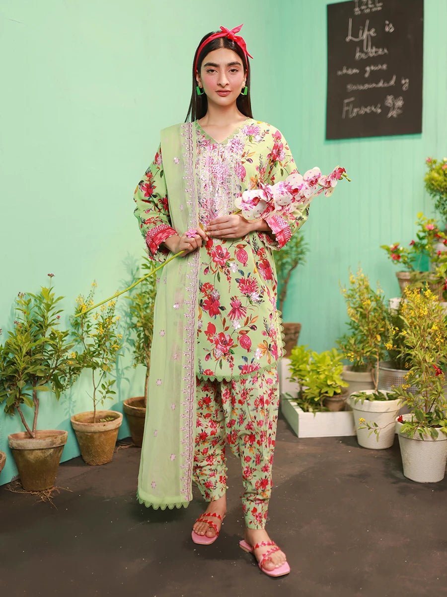 Salitex 3 Piece Embroidered Lawn Suit (SUNS24AIZ010UT)