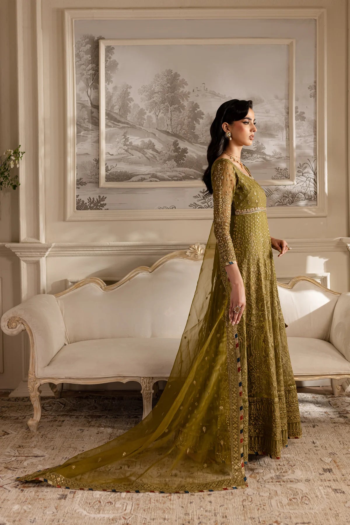 Batik 3Pc Embroidered Crinkle Suit Zayannah gulbuy.com