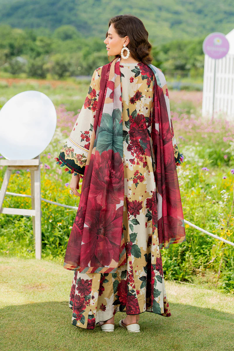 Baroque 3Pc Digital Printed Lawn Suit UF-4222 gulbuy.com