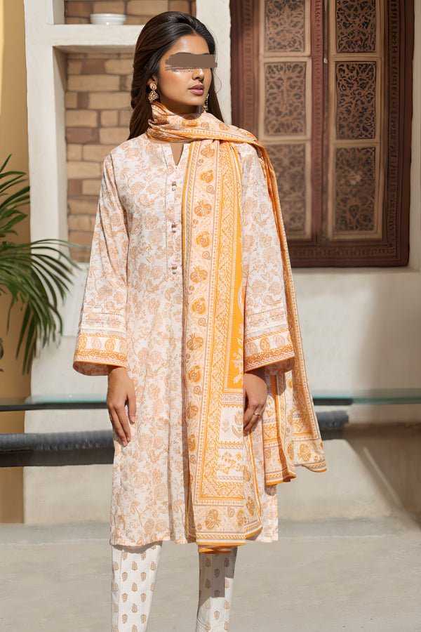 SAYA 3 PIECE PRINTED LAWN SUIT (U01-24017-08C)