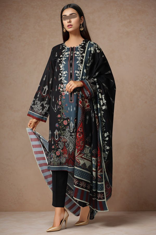 SAYA 3 PIECE PRINTED LAWN SUIT (U01-24057-07A)