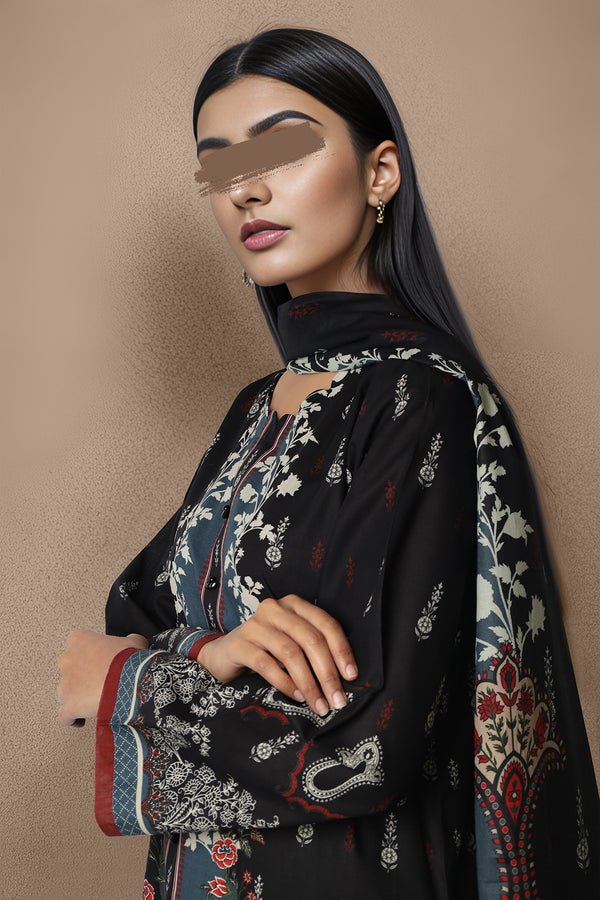 SAYA 3 PIECE PRINTED LAWN SUIT (U01-24057-07A)