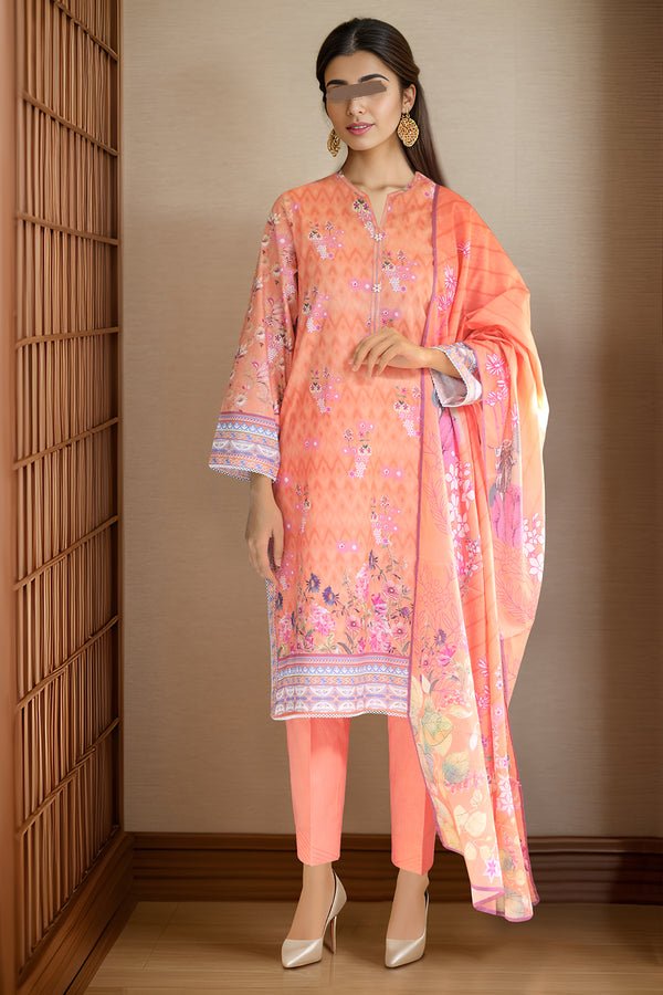 SAYA 3 PIECE PRINTED LAWN SUIT (U01-24061-06B)