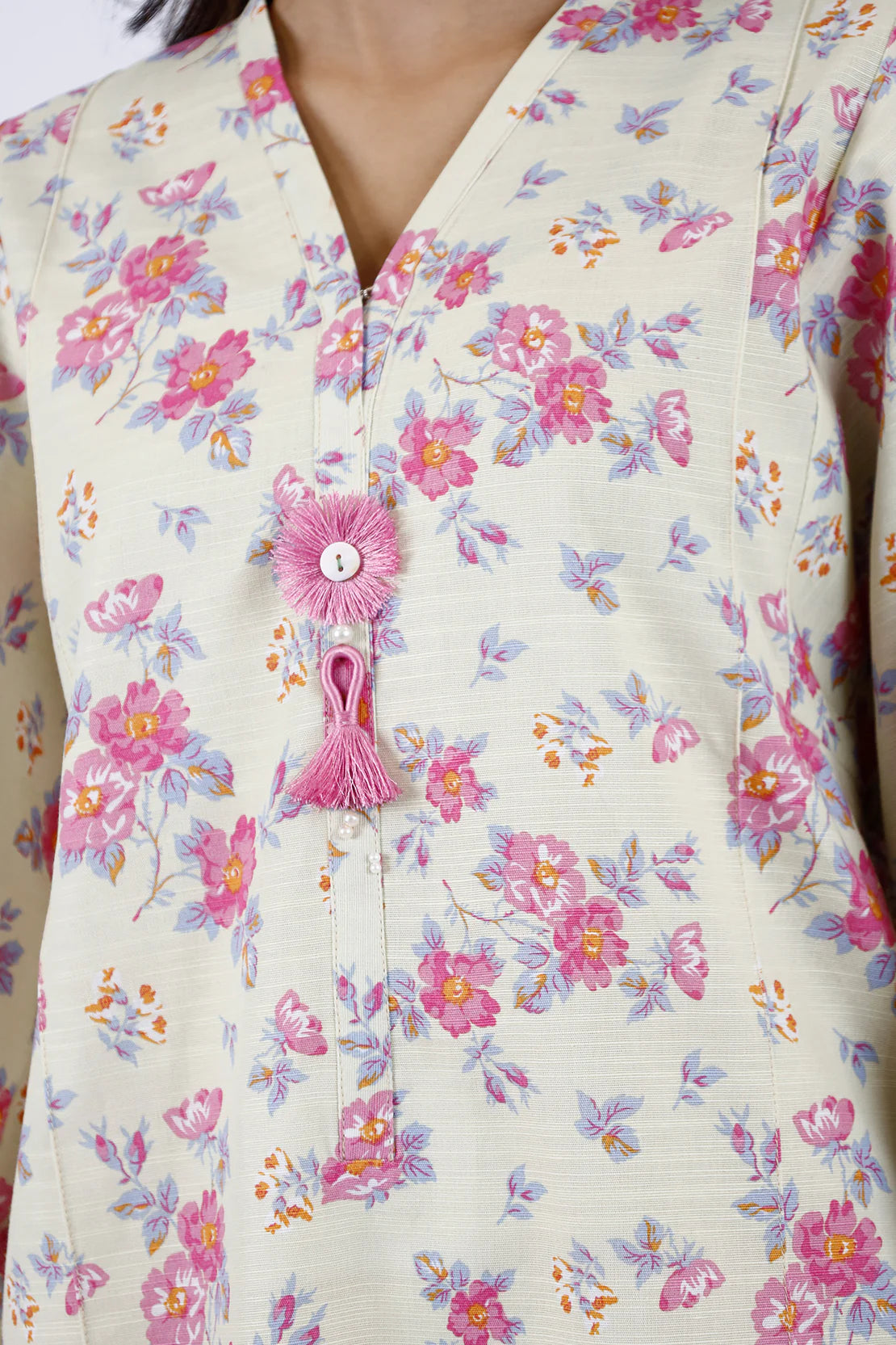 Saya 3Pc Printed?Cotton Khaddar suit U04-24317-15A (SDT) gulbuy.com
