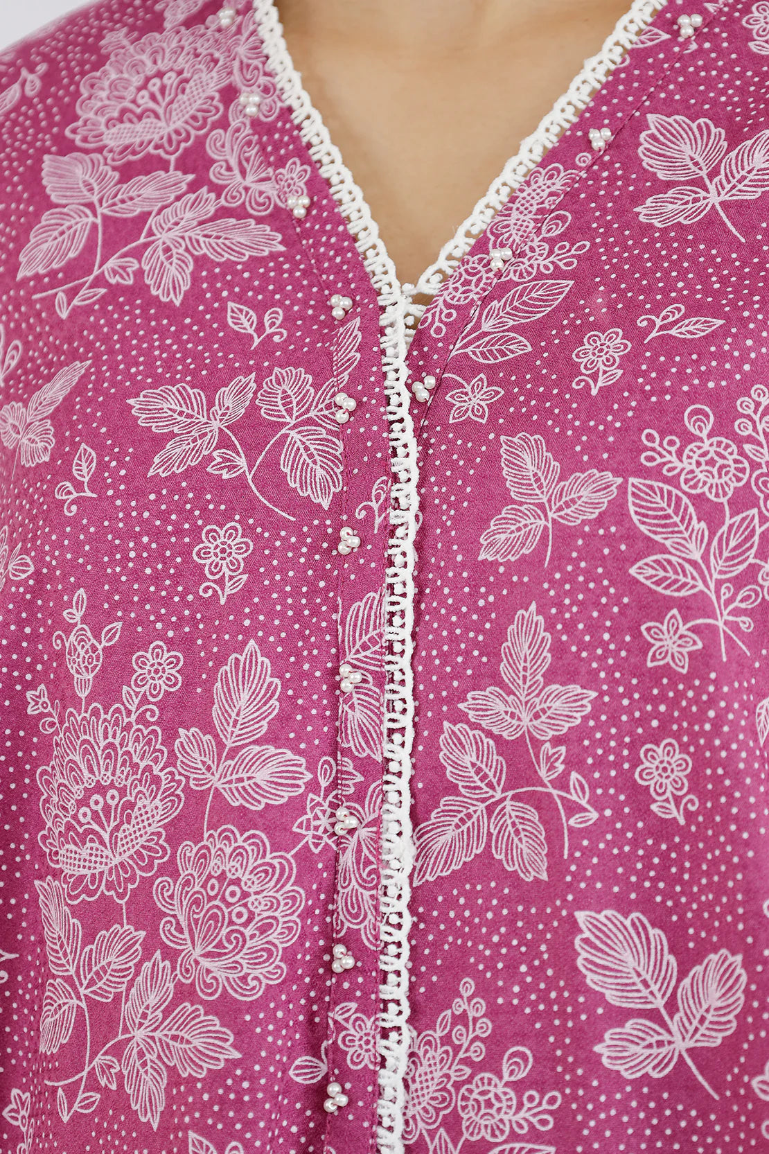 Saya 3Pc Printed?Jacquard Khaddar suit U04-24410-06A (SDT) gulbuy.com