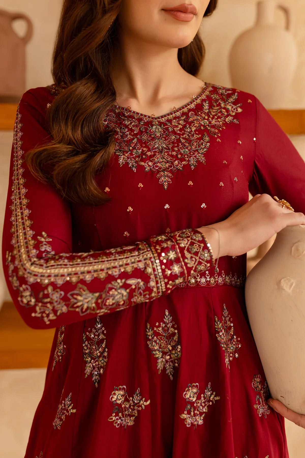 Batik 2Pc Embroidered Lawn Suit Rawana gulbuy.com