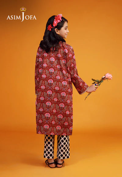 Asim Jofa 2Pc Printed CAMBRIC Kids Suit AJKP-03 gulbuy.com