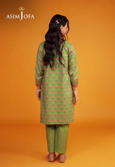 Asim Jofa 2Pc Printed CAMBRIC Kids Suit AJKP-04 gulbuy.com