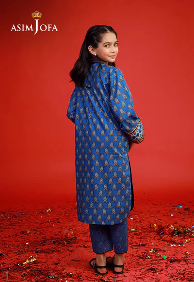 Asim Jofa 2Pc Printed CAMBRIC Kids Suit AJKP-07 gulbuy.com