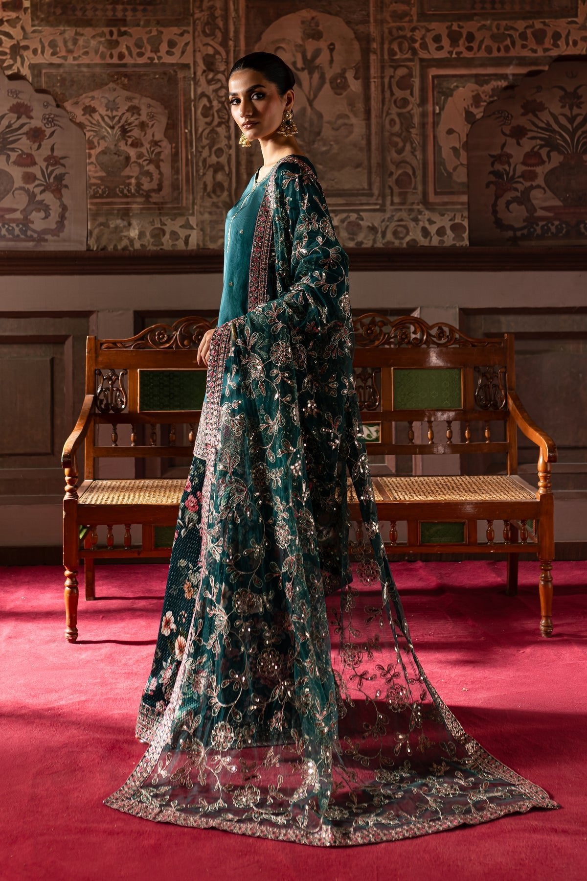 Batik 3Pc Embroidered Luxe Pret Sasha gulbuy.com