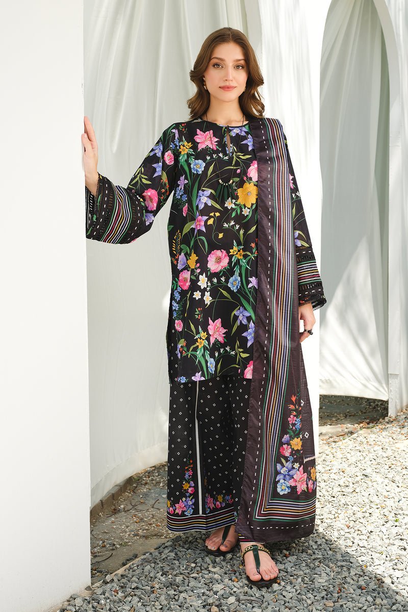 BAROQUE 3PC PRINTED LAWN SUIT (BQU-UF-D644)