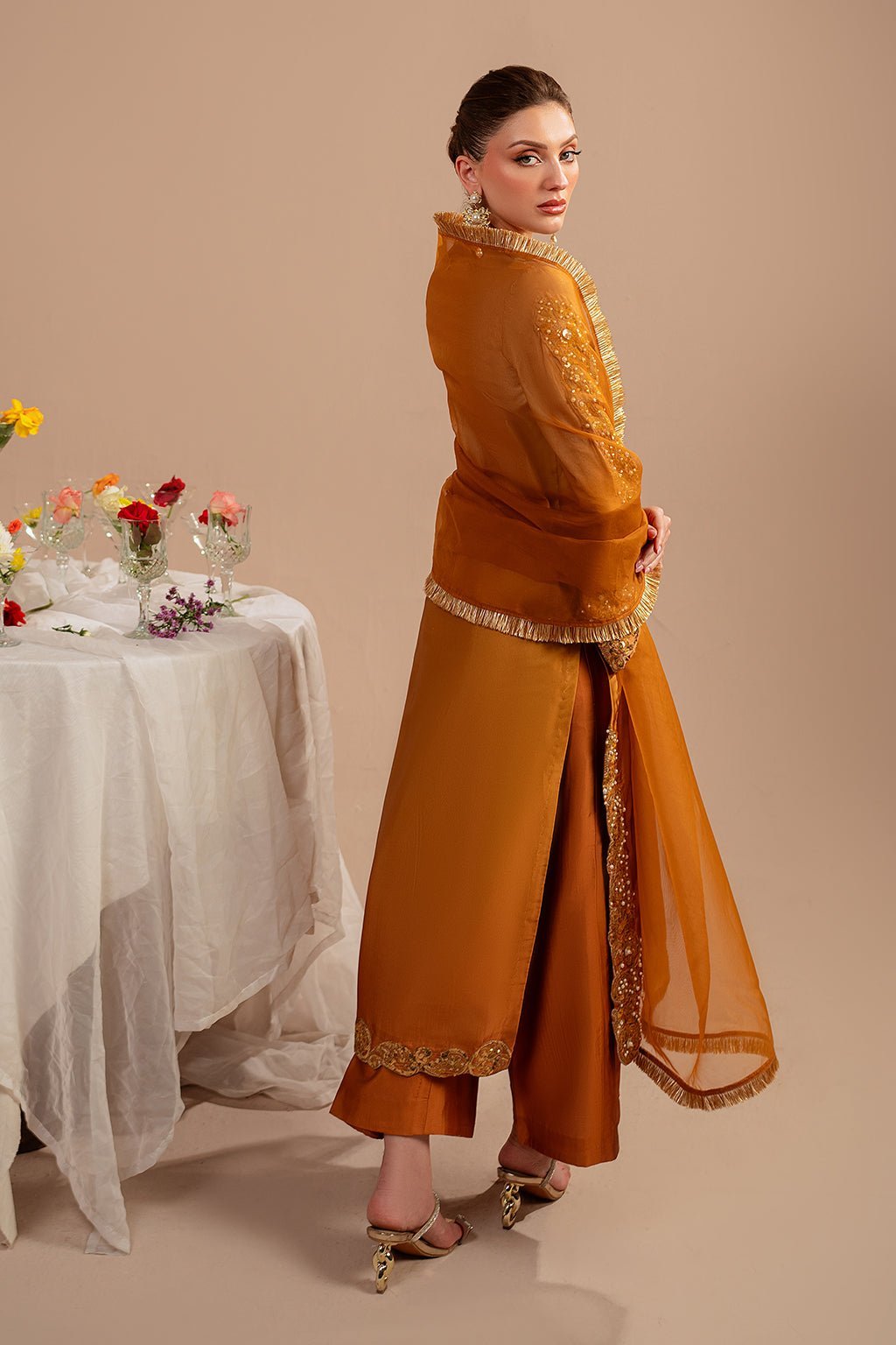 Vanya 3 Piece Silk Organza Suit (BG-08)