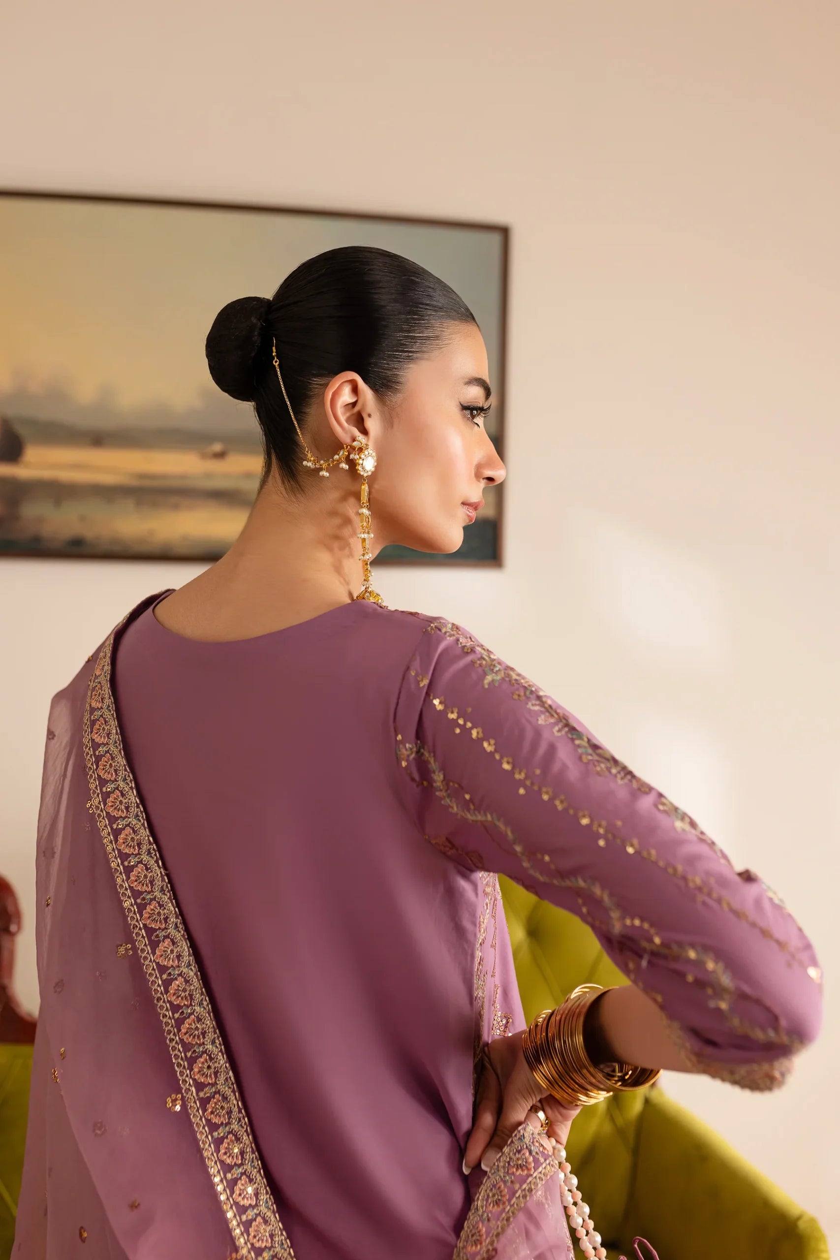 Batik 3Pc Embroidered Lawn Suit Eva gulbuy.com
