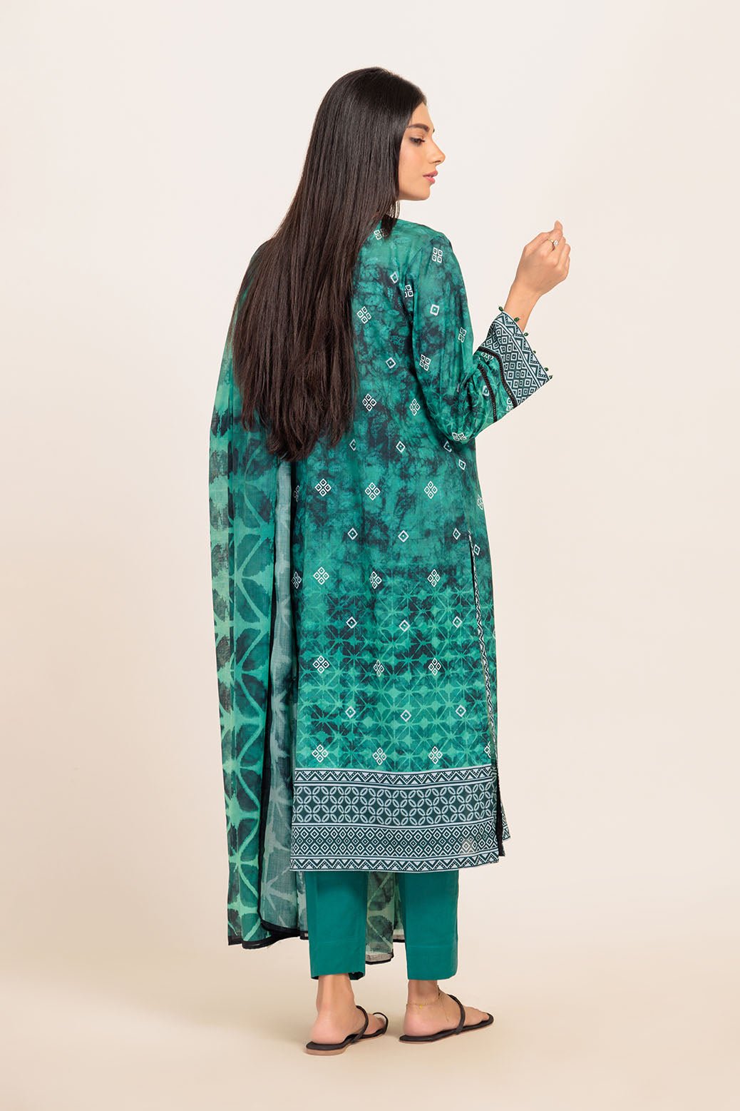 BONANZA SATRANGI 3PC PRINTED LAWN SUIT (2S24P3P901)
