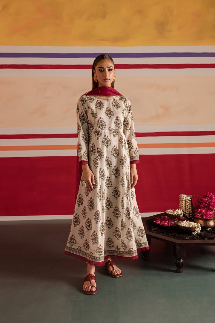 Batik 3Pc Printed Lawn Suit (Jahan’Aara-3Pc)