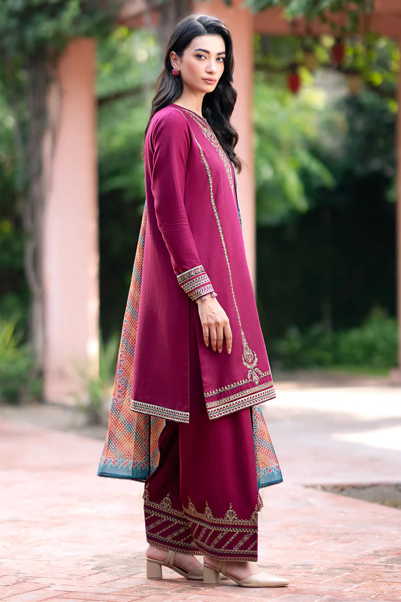 Jazmin 3Pc Embroidered khaddar UW-0072 gulbuy.com