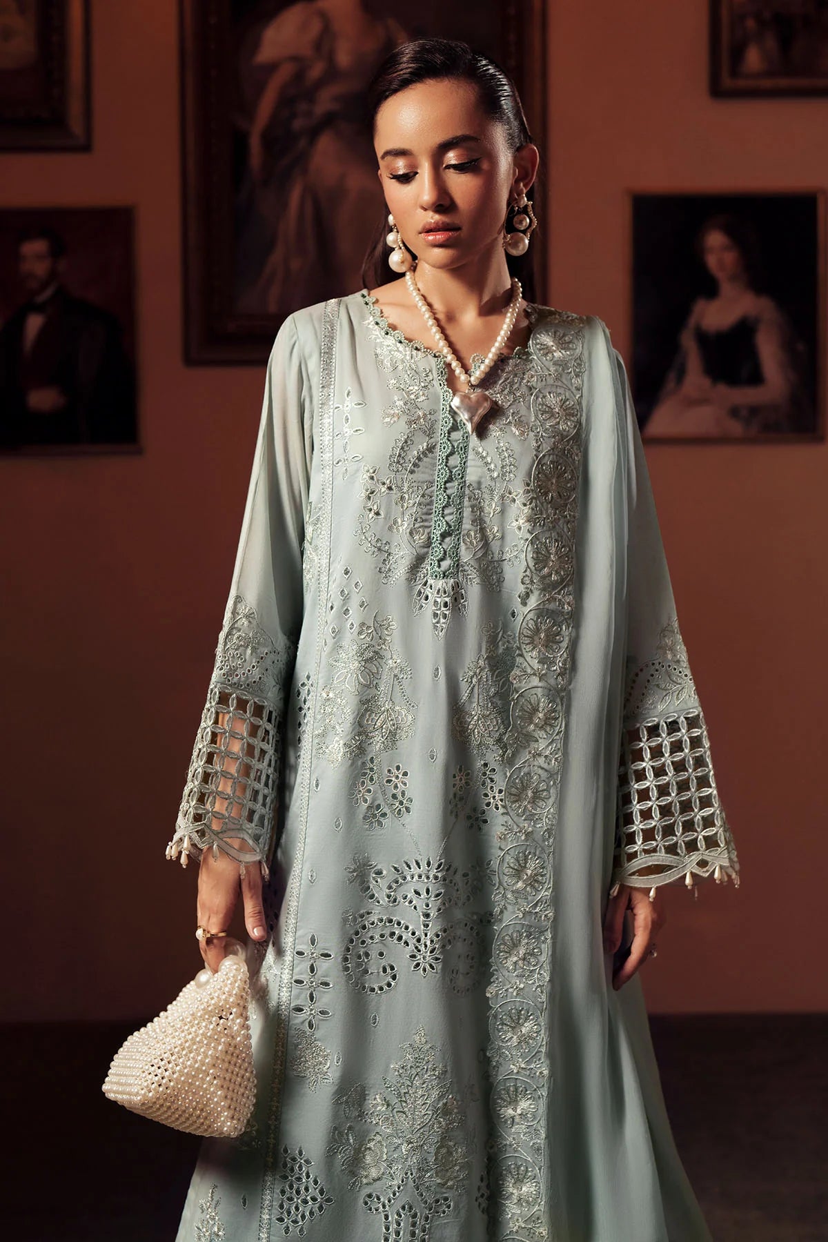 Nureh 3Pc Embroidered Lawn Suit FE-11 gulbuy.com