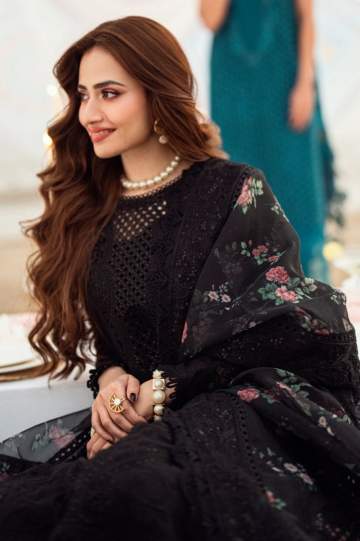 Nureh 3Pc Embroidered Swiss Lawn Suit NE-151 gulbuy.com