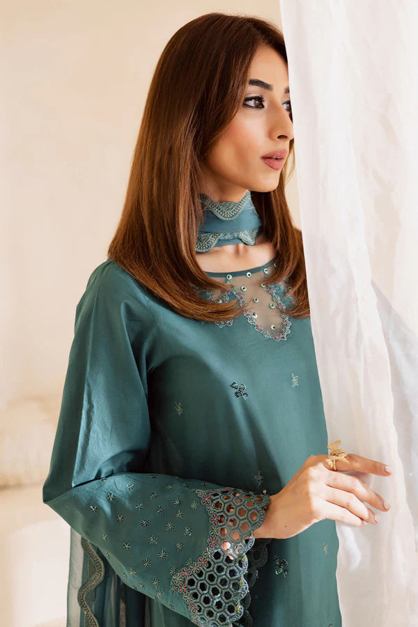Nureh 3Pc Embroidered Lawn Suit NP-636 gulbuy.com