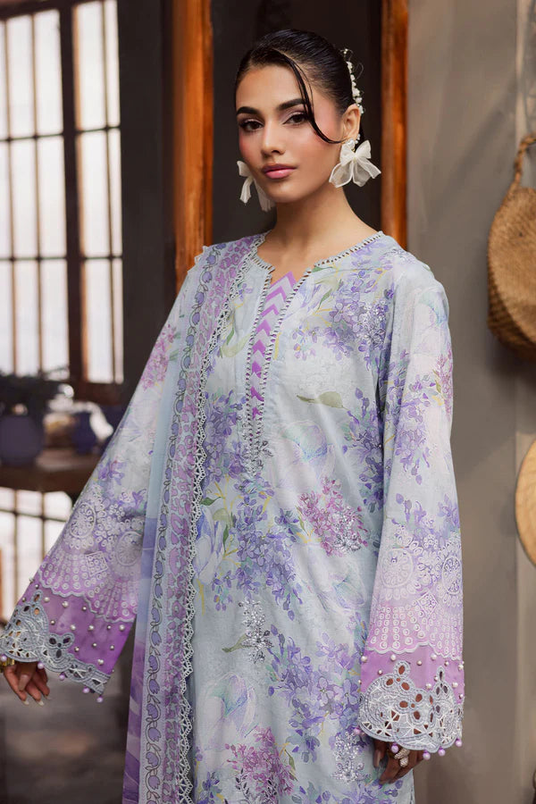 Nureh 3Pc Embroidered Lawn Suit DD-14 gulbuy.com