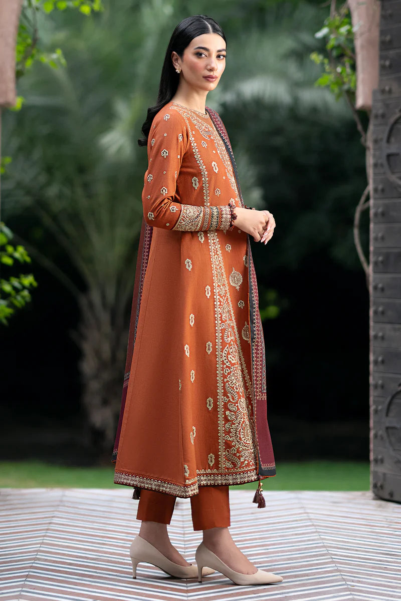 Jazmin 3Pc Embroidered khaddar UW-0066 gulbuy.com