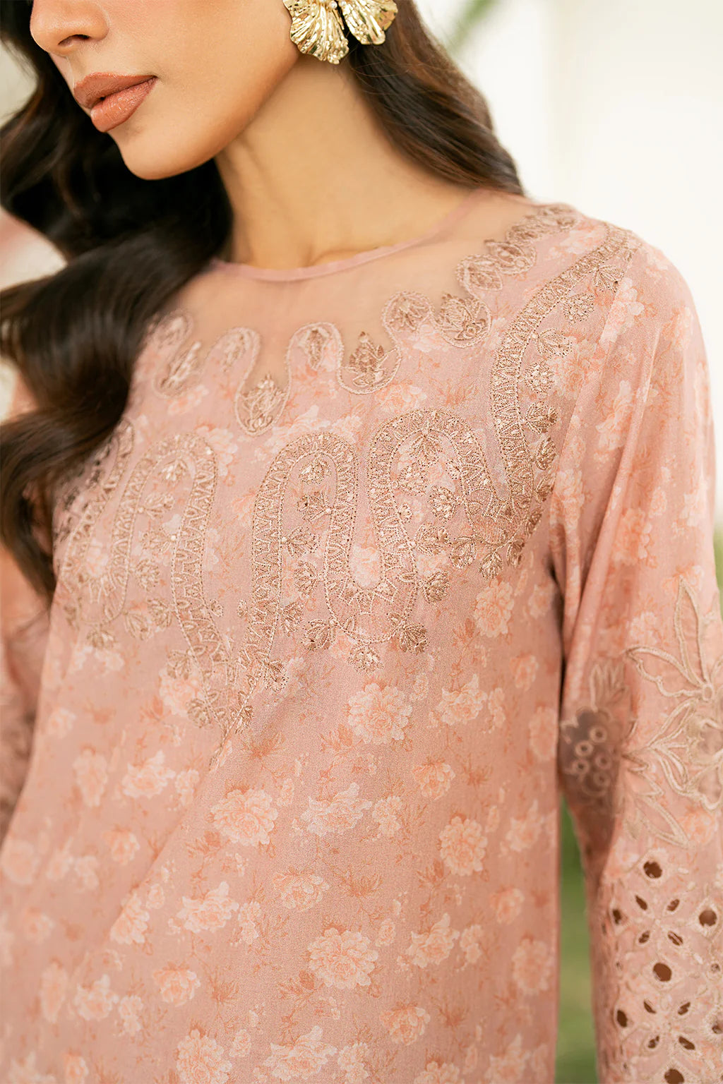 Iznik 3Pc Embroidered Lawn Suit IFE-12 gulbuy.com