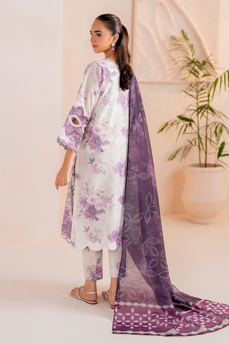 BAROQUE 3PC EMBROIDERED PRINTED LAWN SUIT (BQU-UF-D713)