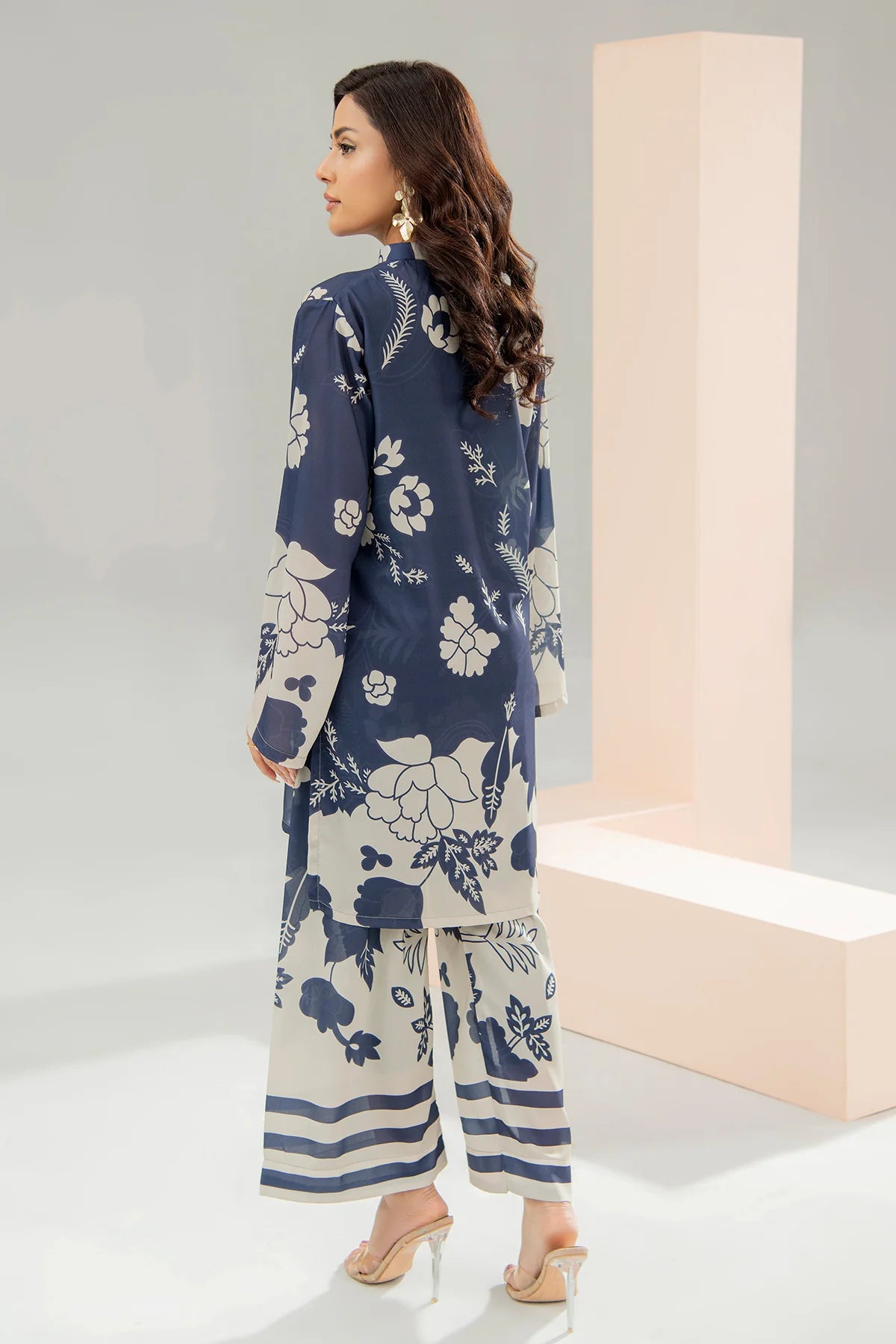 Be Yourself 2Pc Printed Cotton Silk Suit BA-005 gulbuy.com