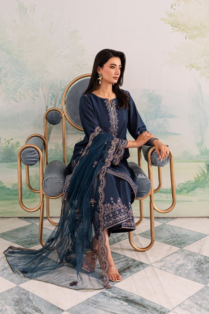 Batik 3Pc Embroidered Lawn Suit (Apollo-3Pc)