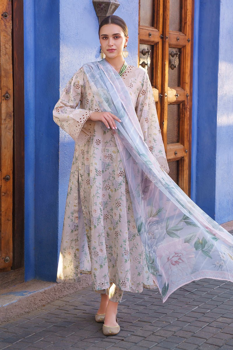 BAROQUE 3PC EMBROIDERED PRINTED LAWN SUIT (BQU-UF-D591)